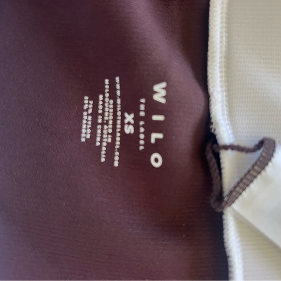 NWT XS 3 Piece Bikini w/skirt. Elegant Chocolate Color with white accents - Picture 4 of 8